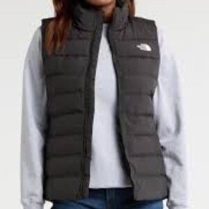 The North Face Vest Black With 700 Fill Down Insulation Women Size XS
